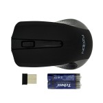 Noozy SW-31 USB 3D Ασύρματο Ποντίκι με 3 Πλήκτρα και 1000DPI Μαύρο 